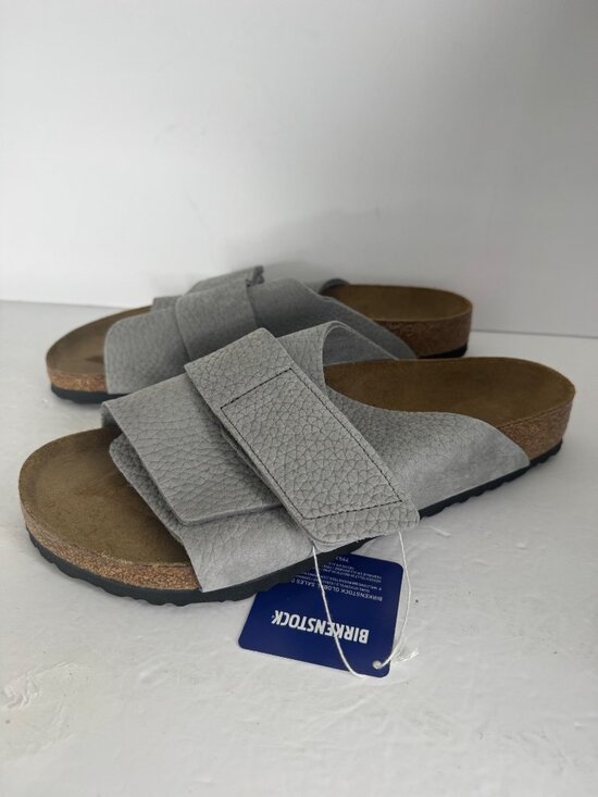 New Birkenstock Kyoto Nubuk Leather Desert Buck Whale Gray Men\'s 44 US 11 main image 8
